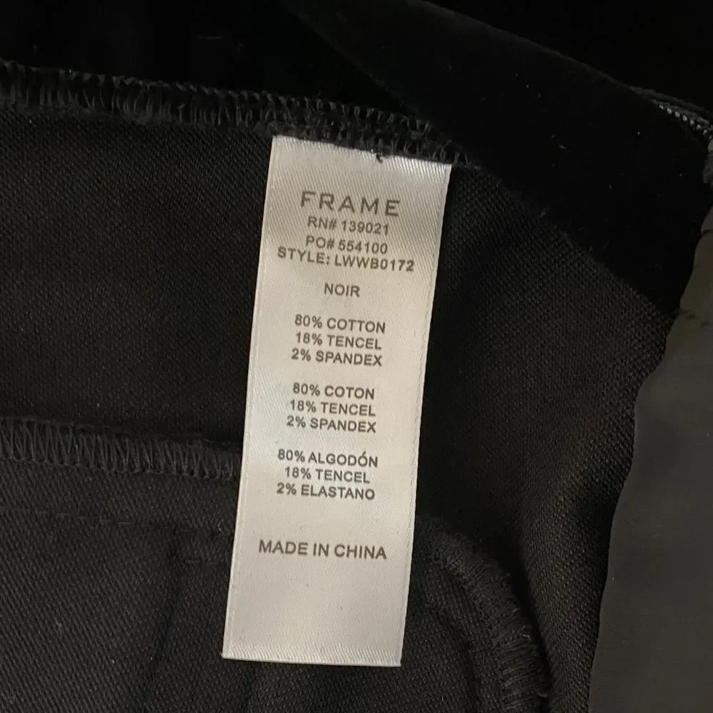 Black Velvet Flare Pants - Picture 7 of 9